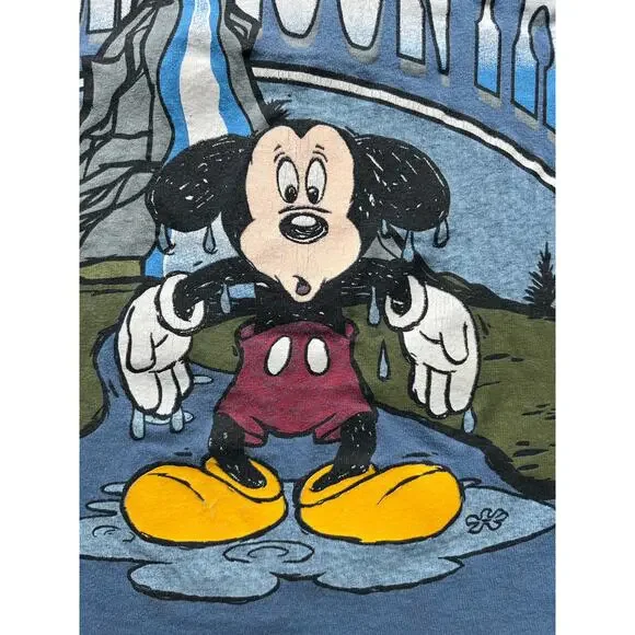 Vintage Splash Mountain Disney World Wet Mickey Ride M Park Designs Two Sided
